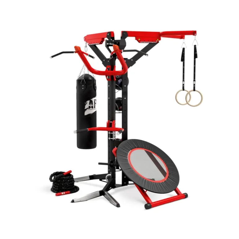 Station fonctionnelle de musculation avec 6 postes simultanés d'entrainement - 220 cm de longueur