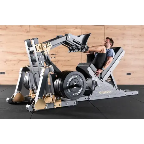 Presse à cuisse de musculation pour professionnel - capacité de charge 400 kg - vue 2