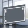 Miroir rectangulaire en verre pour salle de sport - 45 x 75 cm - vue 2