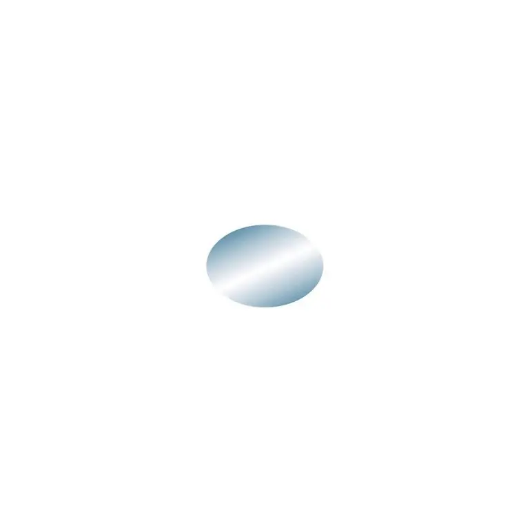 Miroir ovale 27 x 38 cm pour salle de sport