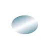 Miroir ovale 27 x 38 cm pour salle de sport