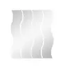 Ensemble de 4 miroirs pour salles de sport - 15 x 60,5 cm