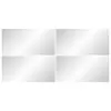 Lot de 4 miroirs rectangulaire pour salles de sport - 45 x 15,5 cm - vue 1
