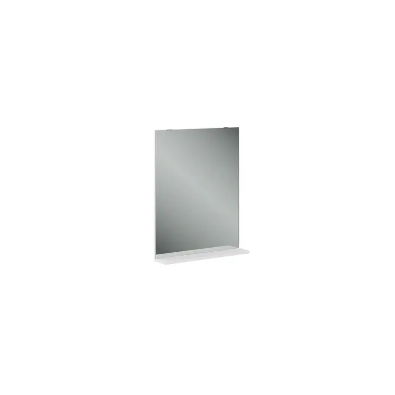Miroir à fixation murale avec étagère de rangement