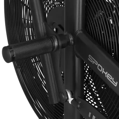 Vélo air bike pour cardio-training avec tableau de bord - vue 7