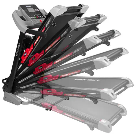 Tapis de course pliable - inclinaison et absorption des chocs réglables - vue 6