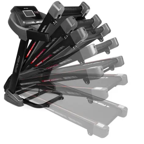 Tapis de course pliable avec console de suivi des performances - Haute technologie - vue 7