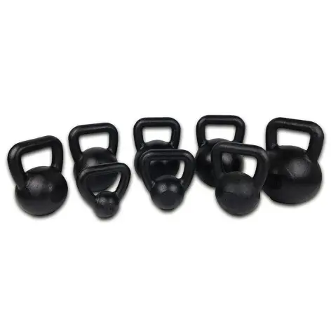 Kettlebells en fonte avec fond en caoutchouc 4 à 32 kg