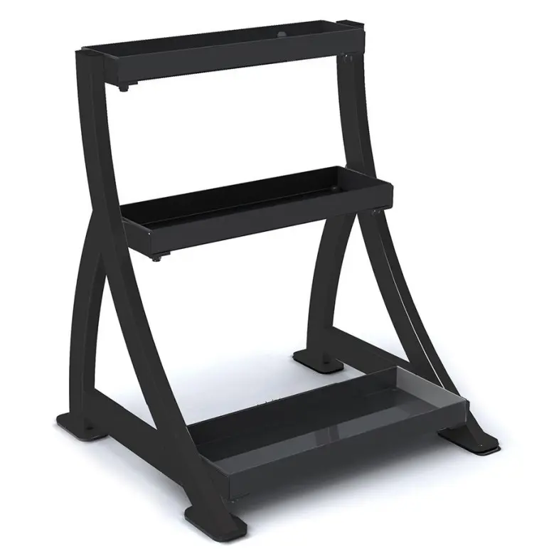 Rack de rangement professionnel pour kettlebells