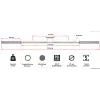 Barre droite de musculation et de powerlifting - Format Standard - vue 6