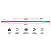 Barre de musculation professionnelle disponibles en plusieurs couleurs - vue 9