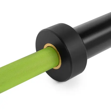 Barre de musculation olympique verte ATX - vue 3