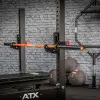 Barre de musculation olympique en céramique orange - vue 5