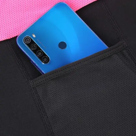 T-shirt de sport amincissant en néoprène et élasthanne - Disponible en taille S, M et L - vue 3