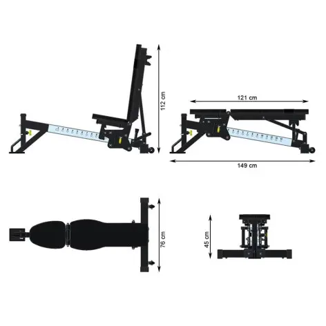 Banc de musculation ATX réglable reconditionné - Etat neuf - vue 5
