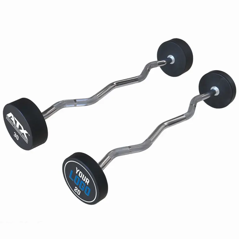 Barre d'haltère EZ monobloc professionnelle 10 à 60 kg