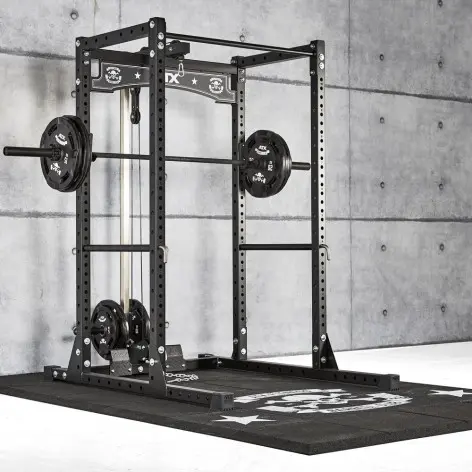 Power rack à squat de musculation de 195 cm avec système à poulie - vue 2