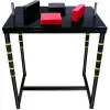 Lot table noir avec coussin de protection  pour combat au bras de fer