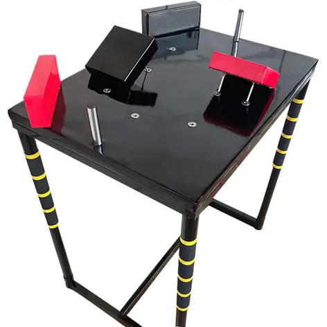 Pack table sécurisé en acier pour lutte au poignet