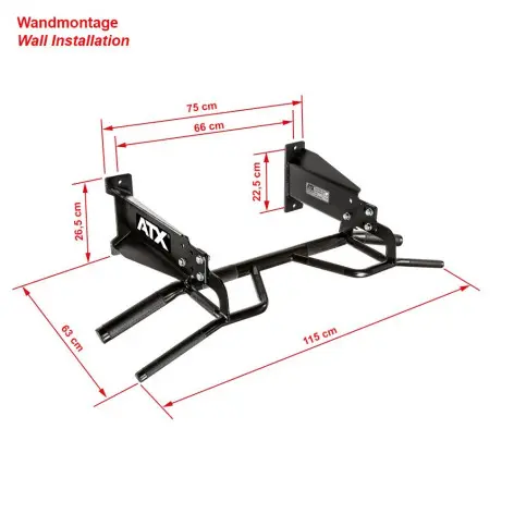 Pull up barre de musculation ATX - vue 5