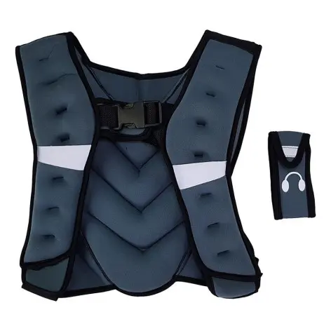 Gilet lesté de fitness et musculation 5 et 10 kg - vue 2