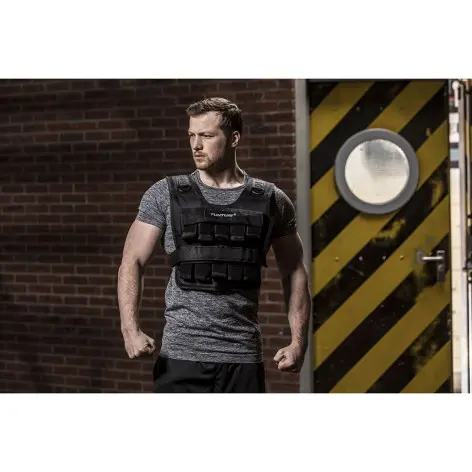 Gilet lesté de musculation professionnel 20 - 30 kg - vue 2