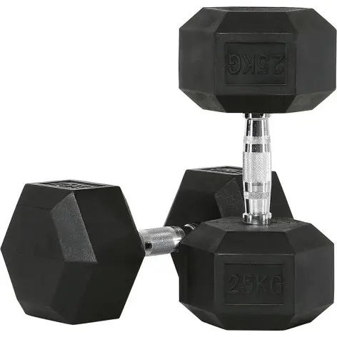 Ensemble complet haltères hexagonaux ATX - vue 4