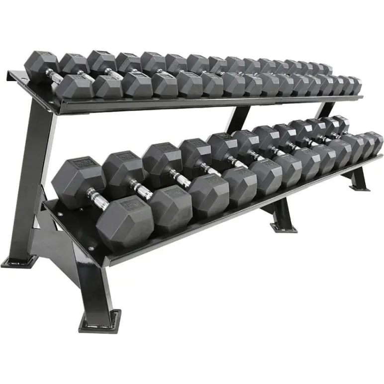 Ensemble complet haltères hexagonaux ATX