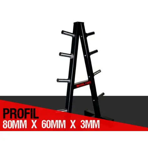 Arbre de rangement disques de poids pour professionnels - vue 4