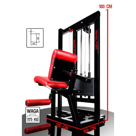 Machine professionnelle de musculation des cuisses - Made in Europe - vue 4