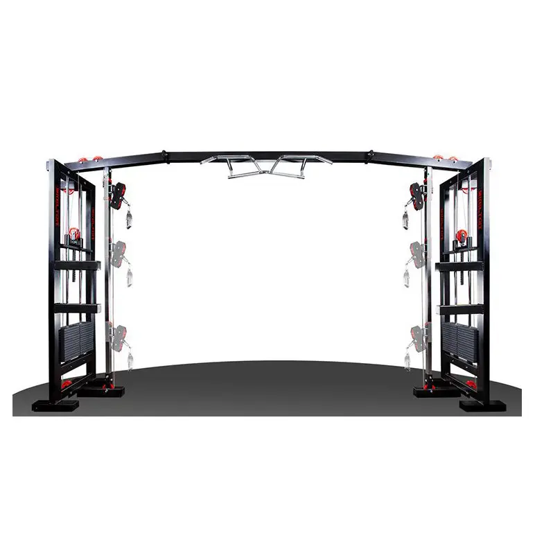 Machine de musculation avec poulie vis à vis pour salle de sport