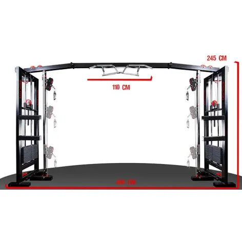 Machine de musculation avec poulie vis à vis pour salle de sport - vue 4