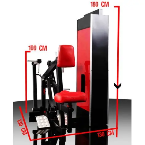 Row machine assise pour les salles de sport commerciales - vue 6