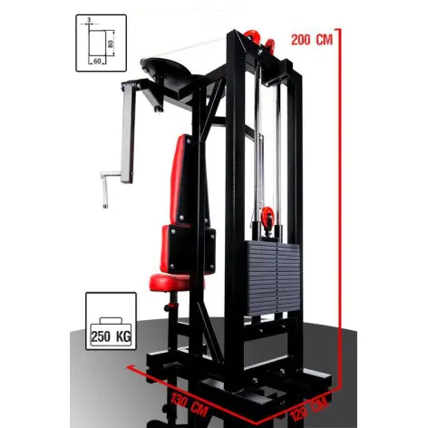 Station professionnelle butterfly musculation pro - vue 7