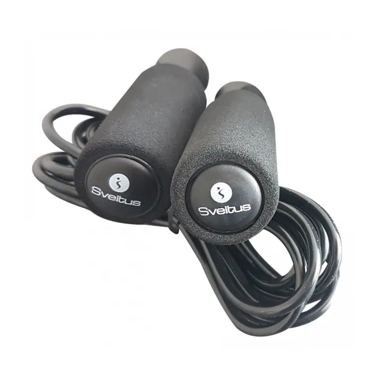 Corde à sauter poignées en mousse training boxe