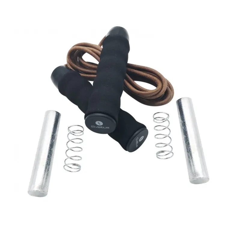 Corde à sauter en cuir lestable 500g