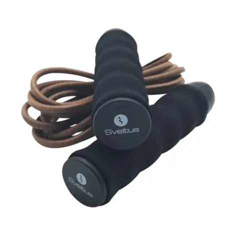 Corde à sauter en cuir lestable 500g - vue 2