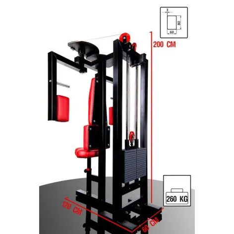 Station de musculation Butterfly pour pectoraux en salle d'entraînement - vue 6