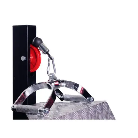 Station musculation rowing dorsaux pour club de sport - vue 3