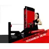 Station musculation rowing dorsaux pour club de sport
