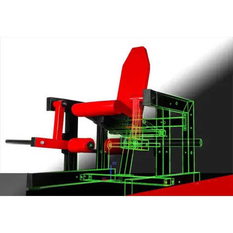 Machine de musculation quadriceps pour club de fitness - vue 6