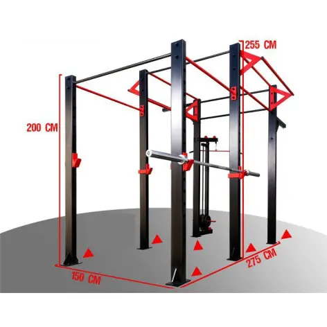 Cage de cross-training avec poste à poulie - vue 5