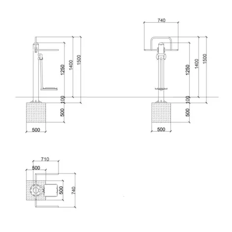 Station outdoor gainage pour gym en plein air - vue 3