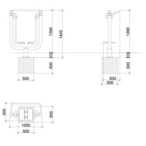 Air Walker pour parcours sportif en plein air - vue 3