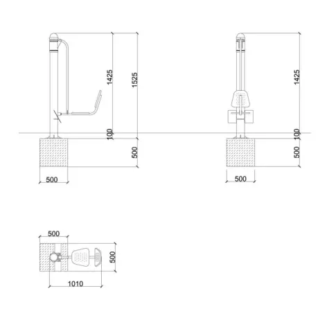 Station de musculation outdoor pour air de street workout - vue 3