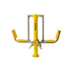 Double station musculation à jambes pour parcours sportif outdoor