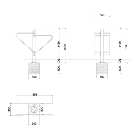 Barres à dips pour callisthénie outdoor - vue 2
