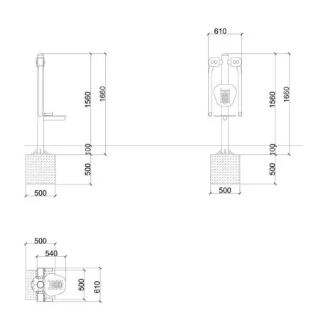 Atelier de musculation en libre accès pour les zones de fitness en plein air - Entraînement des épaules et bras - vue 2