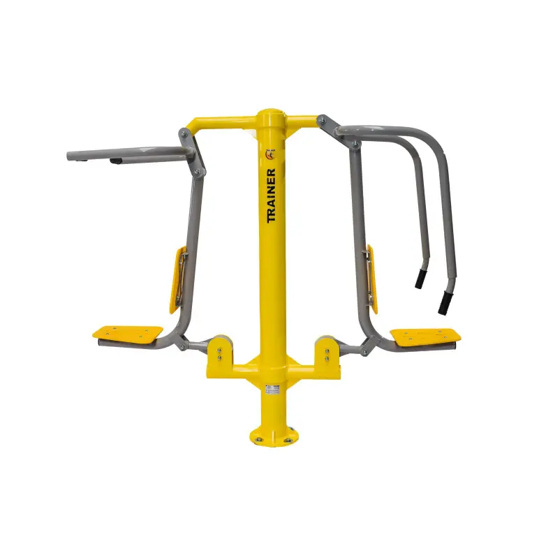 Double stations de musculation pour zone de fitness outdoor