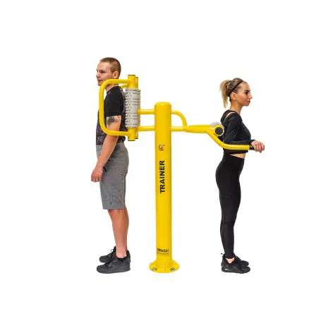 Station de massage dorsaux pour aire de street workout - vue 2